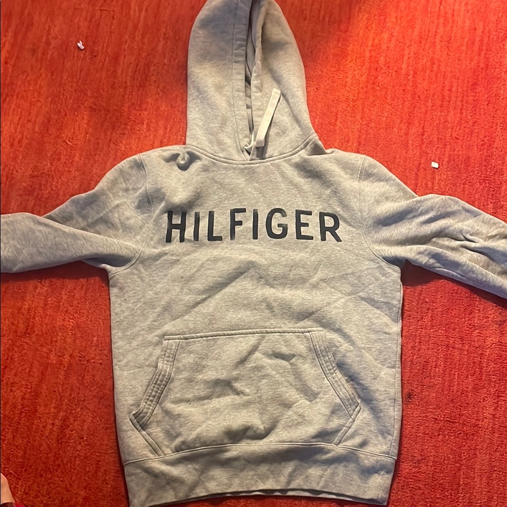 Tommy Hilfiger Gray Textured Knit Sweater